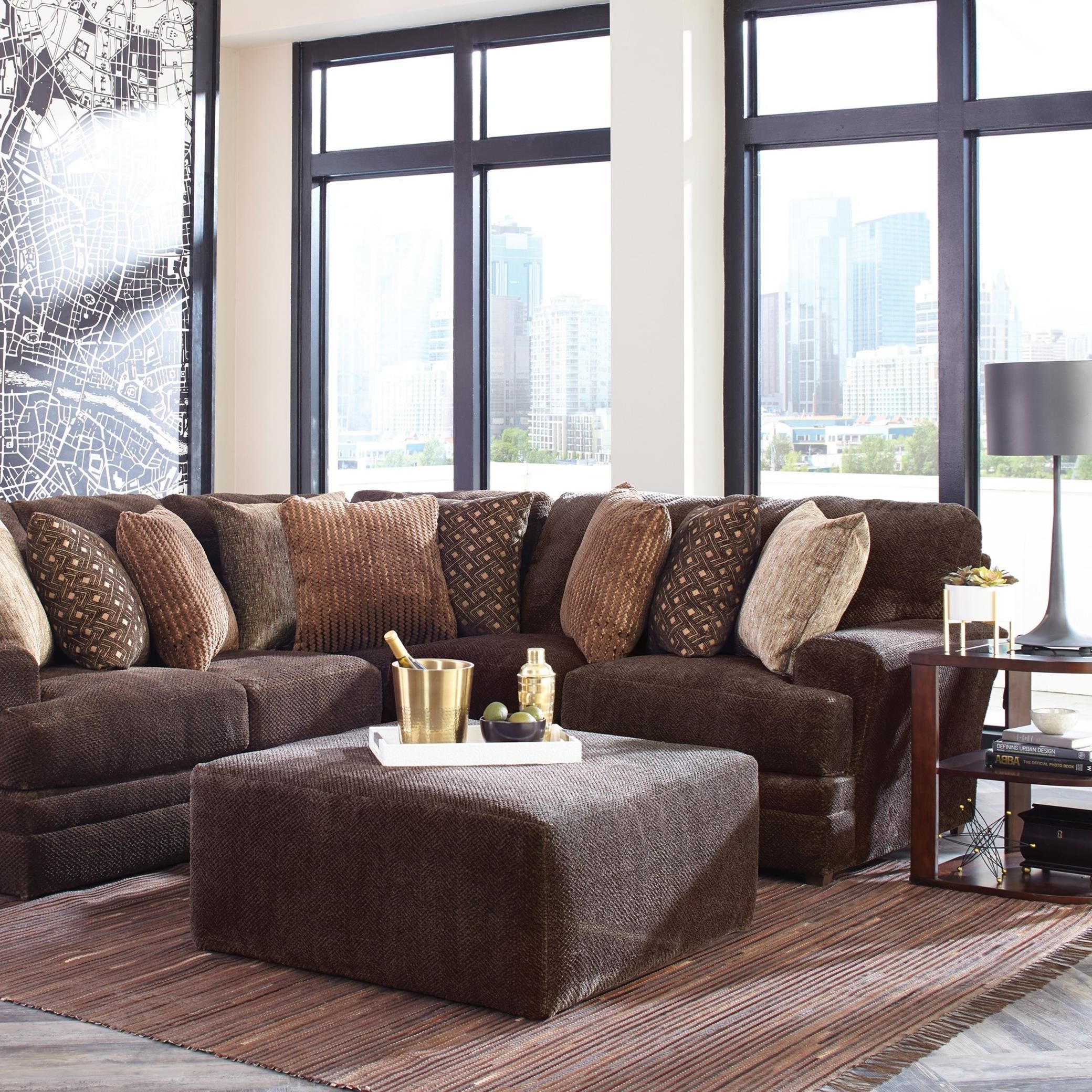 Jackson Furniture Mammoth Cocktail Ottoman Standard Furniture Ottomans